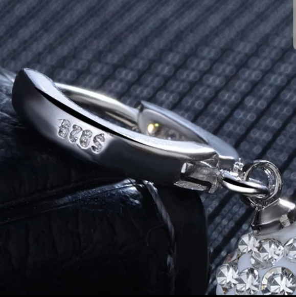 ❤️❤️❤️NEW  Round zirconia crystal earrings - Picture 5 of 6